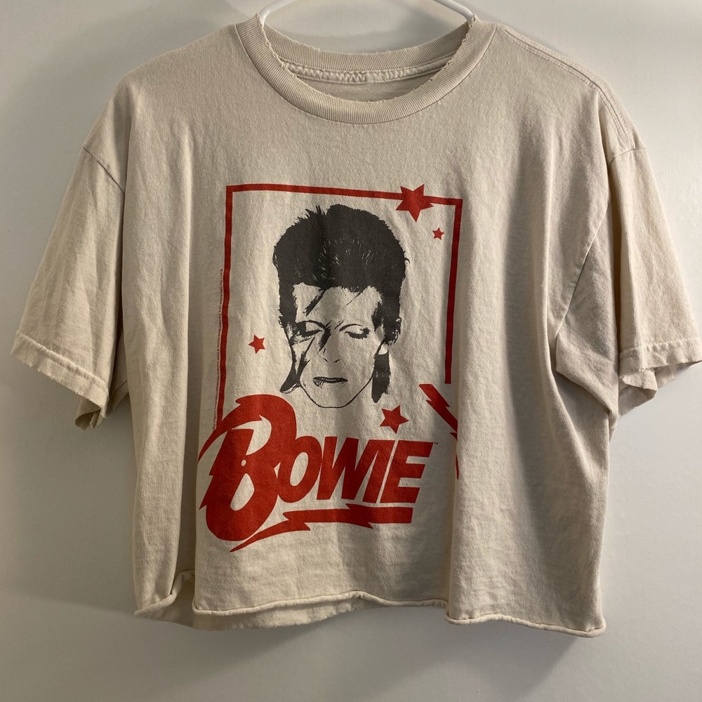 David Bowie crop top